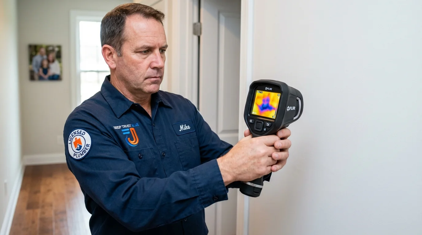 Thermal imaging leak detection by Johns Plumbing LLC in Rochelle Park